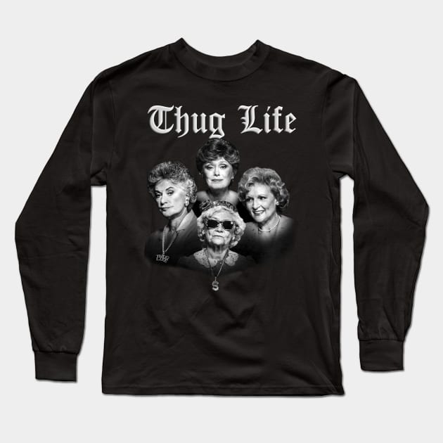 thug life golden Long Sleeve T-Shirt by dullgold